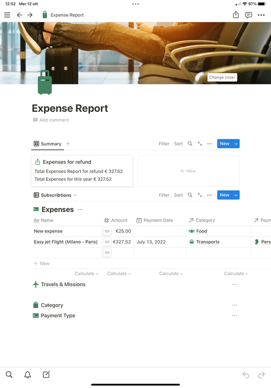 Why using Notion Expense Report?