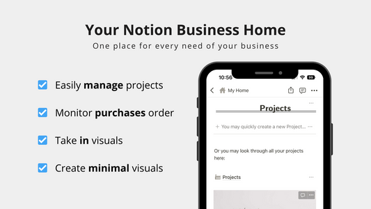 Notion OS for Small Business/Freelance/Startup (Notion simple ERP)